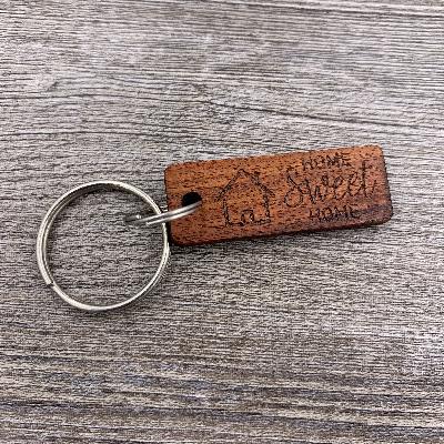 Wood Key Chain