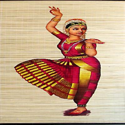 Wood Wall Hanging - Classical Dance