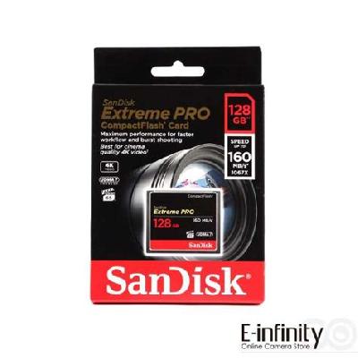 128GB Sandisk Extreme Pro Compact Flash Card