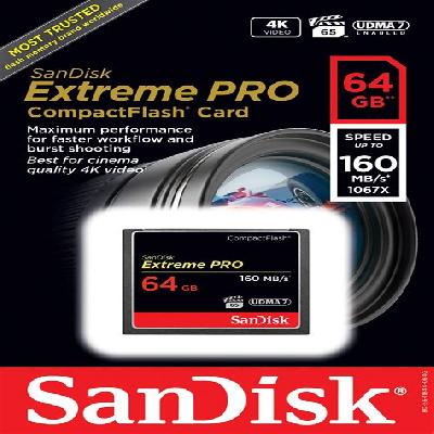 64GB Sandisk Extreme Pro Compact Flash Card