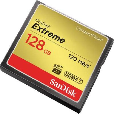 Sandisk 128gb Extreme Compactflash Memory Card