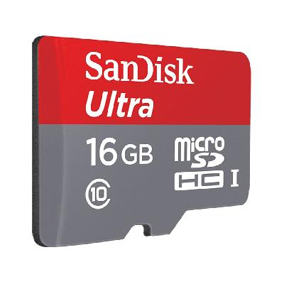 Sandisk 16 GB ULTRA microSD UHS-I Card