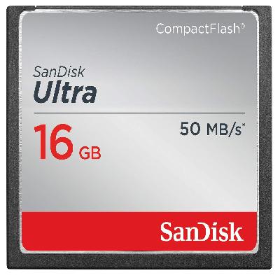 Sandisk 16gb Ultra Compactflash Memory Card