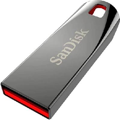 Sandisk 32gb 2.0 Metal Cruzer Force USB Flash Drive