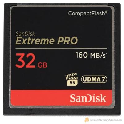 Sandisk 32gb Extreme Compactflash Memory Card