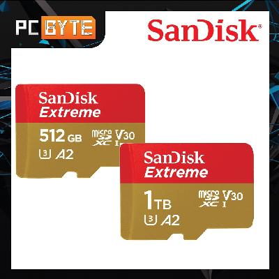Sandisk Extreme 512GB microSD UHS-I Card