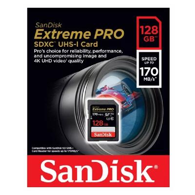 Sandisk Sd 128gb Extreme Pro SDXC UHS-I Card