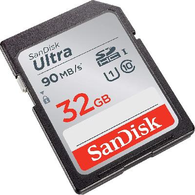 Sandisk Sd 32gb Ultra Sdhc Uhs-i Memory Card