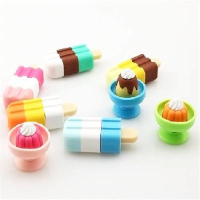 3D Erasers(Tortoise, Bear, Robot, Car, Peacock And More Varieties)