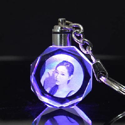 Digital Crystal Photo Keychains
