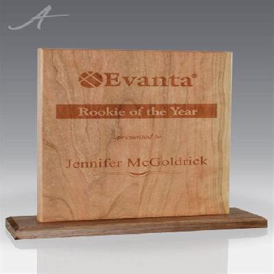 Engraved Wooden Award Plaque