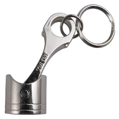 Plastic Chrome Plated Keychains