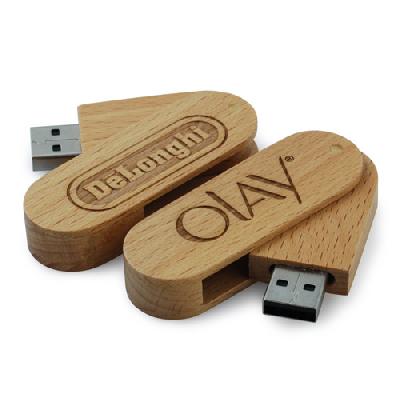 Promotional Wooden Pen Drive (4,8,16 