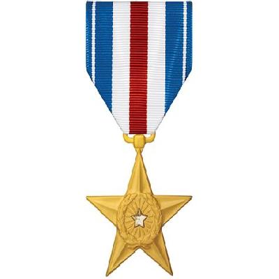 Silver Star Metal Medal