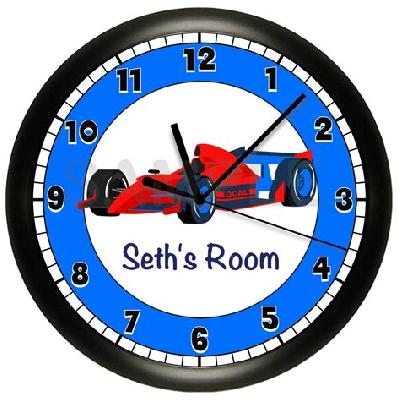 Racing Car Clock