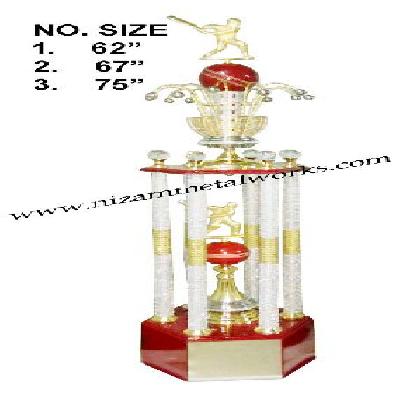 Brass Cricket Trophy