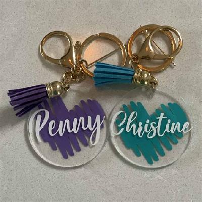 Designer Acrylic Keychain