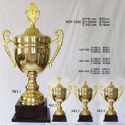 Gold Plated Brass Trophy