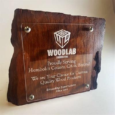 Solid Wood Achievement Award Plaque