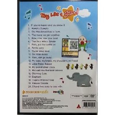 DVD Nursery Rhymes with Karaoke Vol-1 English