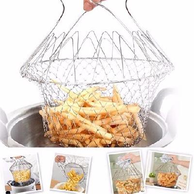 Chef Basket Foldable Strainer Kitchen Tool