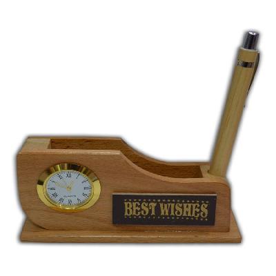 Corporate Wooden Pen Stand