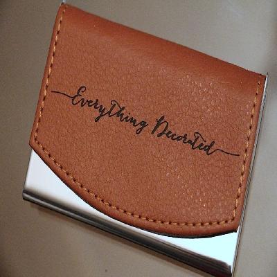 Customized Visiting Card Holder