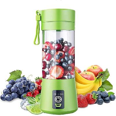 Portable Electric Usb Juice Maker Juicer Bottle Blender Grinder Mixer, Rechargeable Bottle