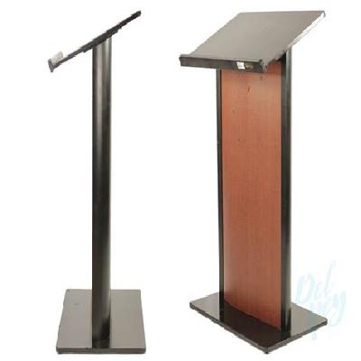 Black Wooden Podium