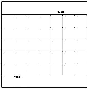 Monthly Planner Landscape Boards