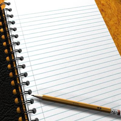 Scribbling Note Pad