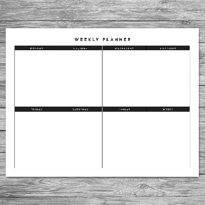 Weekly Planner Landscape Board