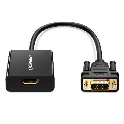 HP HDMI To VGA Adaptor HDMI Male To VGA Female Video Converter Adapter Cable