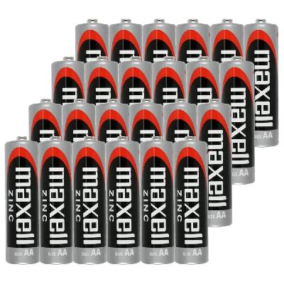 Maxell AA Zinc Manganese Dioxide Battery Foil Pack of 2