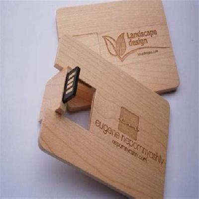 Wooden Card Pen Drive