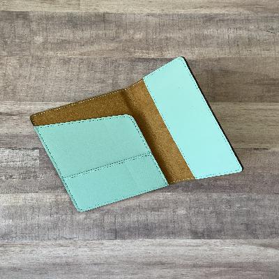 Compact Leatherette Passport Holder