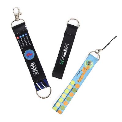 Fabric Lanyard Keychain