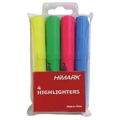 4 In 1 Plastic Tube Highlighter
