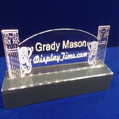 Office Acrylic Led Name Plate