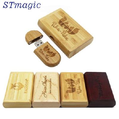 Custom Wooden USB 4GB, 8GB, 16GB, 32GB, 64GB