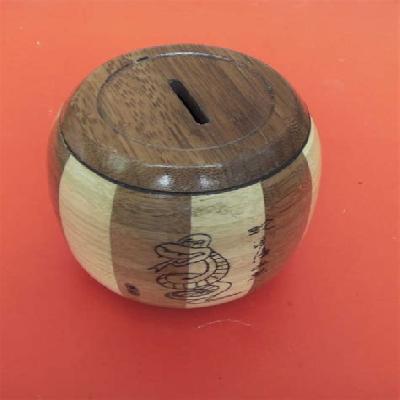 Bamboo Piggy Bank