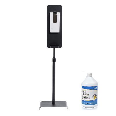 Folding sanitizer dispenser