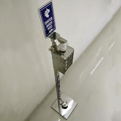 foot operated sanitizer dispenser