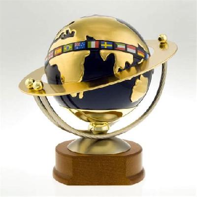 Metal Globe Trophies