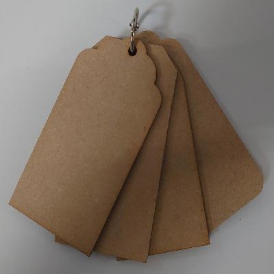 Printed MDF Luggage Tags