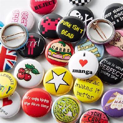 Printed Pin Button Badges