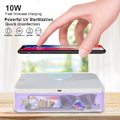 UV Sterilizer Box With Wireless Charger
