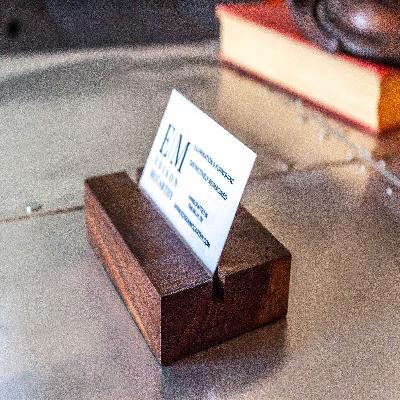 Wooden Card Holder
