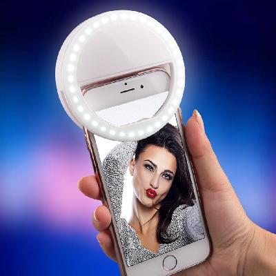 Adzoy Portable LED Selfie Ring Selfie Light For Video And Photo Shoot