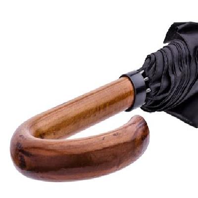 Black Wooden Handle Umbrella